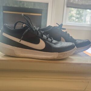 Nike Black and White Court Lite Sneakers